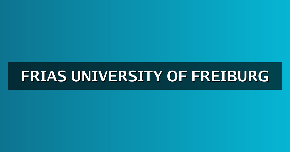 FRIAS Fellowship 2027—Sustainable Governance